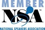 National Speakers Association NSA Logo New Color Web2 150x101 Speaker, Author and Humorist