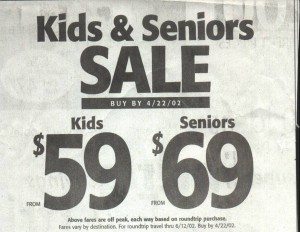 Kids & Seniors Sale