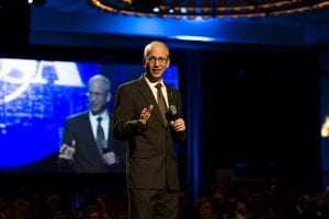 Ron Culberson delivering a keynote address